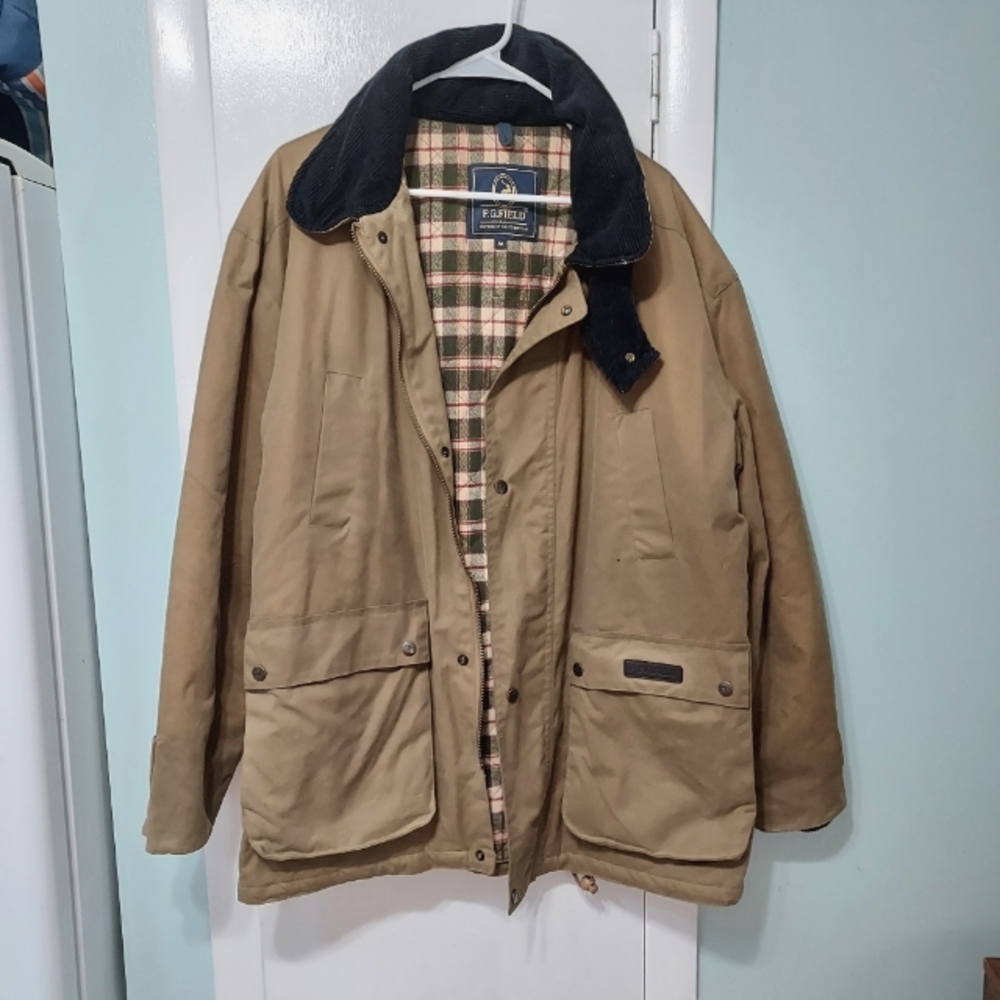 P.G. Field padded flannel utility jacket - size Medium